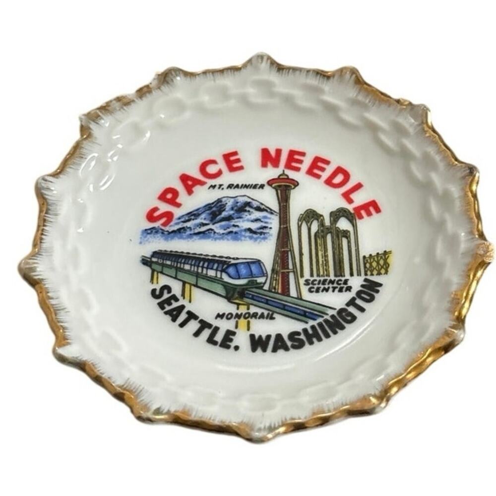 Collector Plate of Space Needle Seattle Washington